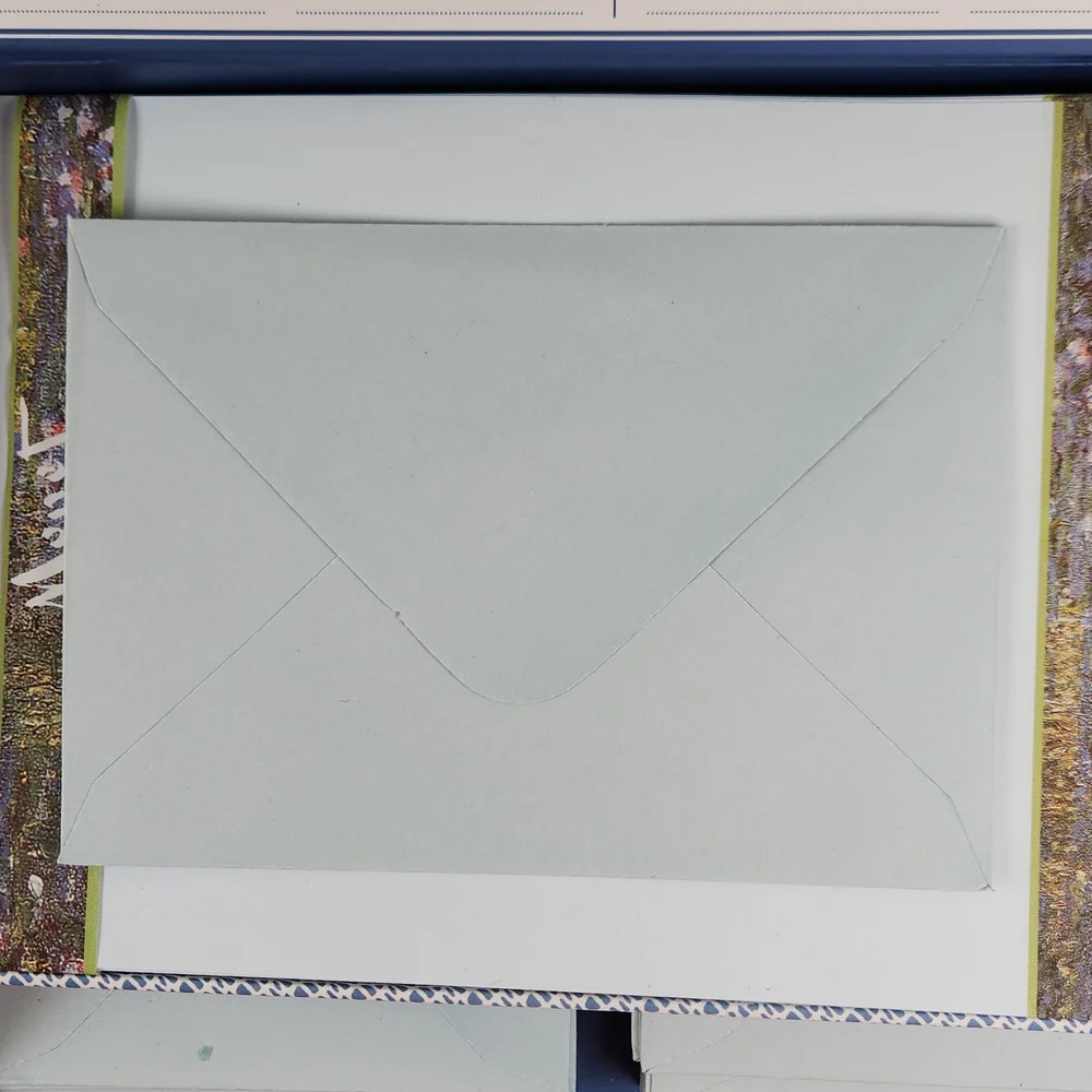 The Monet Desk Set, 20 Monet Cards, Stationery, envelopes & pen, ENGLAND, '98